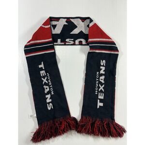 NFL Houston Texans Scarf Red, White, and Navy Blue Winter Knit